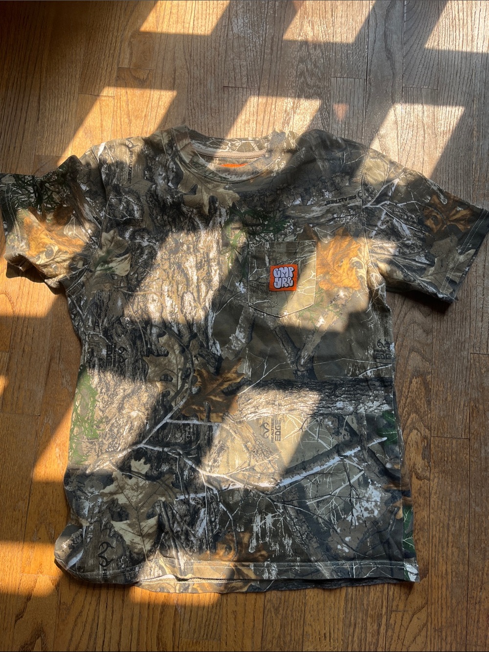 Realtree Mossy Oak Camo Short Sleeve Tee - Brown/Green/Tan